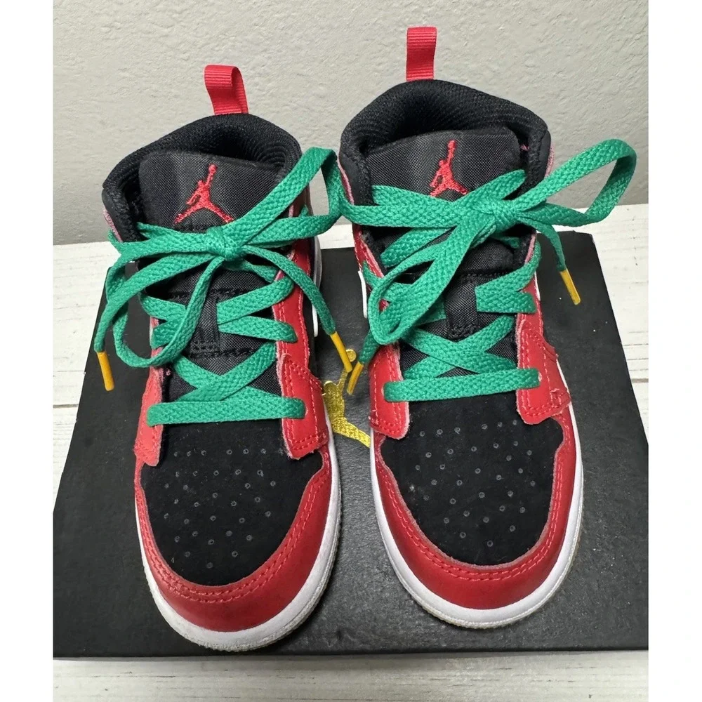 Jordan 1 Mid SE (TD) Christmas DQ8420-006 Sz 9C
